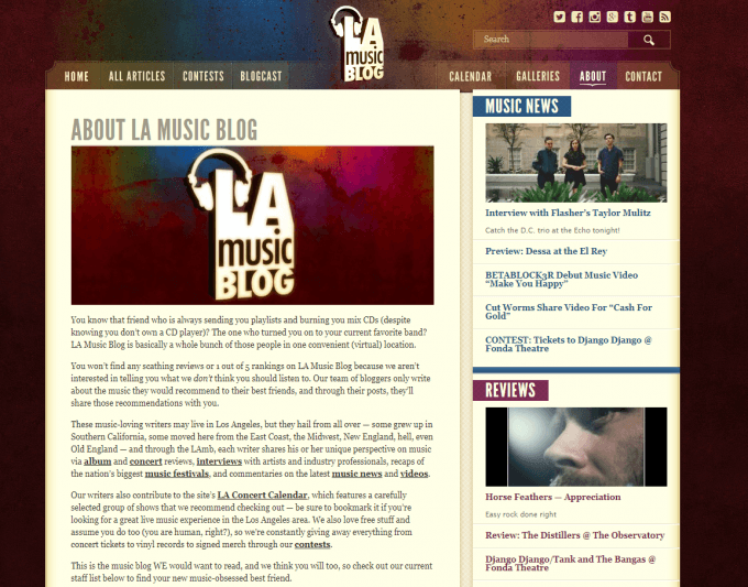 LA Music Blog