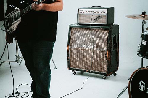 Man and Amplifier