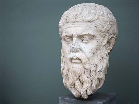 Plato Head Sculpture